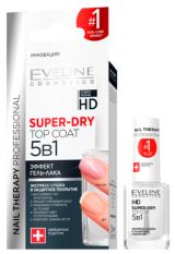EVELINE Nail Therapy SUPER-DRY TOP COAT 5в1 Экспресс-сушка и защитное покрытие 12мл (*3*12)