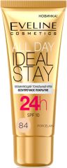 EVELINE ALL DAY IDEAL STAY Увлажняющий тональный крем №84-PORCELAIN SAND, 30мл (*3*30)