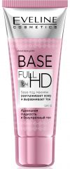EVELINE BASE FULL HD Разглаживающе-выравнивающая база под макияж, 30мл