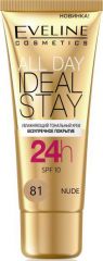 EVELINE ALL DAY IDEAL STAY Увлажняющий тональный крем №81-NUDE, 30мл (*3*30)