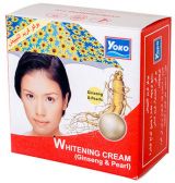 Отбеливающий крем для лица с женьшенем и жемчугом. 4 гр. Whitening Cream Ginseng & Pearl