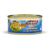Мясо курицы в собственном соку 325 г