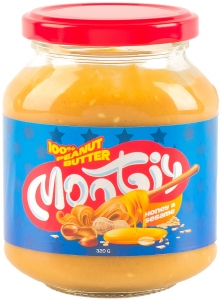 Арахисовая паста с мёдом и кунжутом (стекло) 320 г.