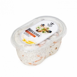 Мидии в сливочном с овощами 220 г