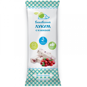 Лукум с клюквой 250 г